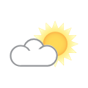 Céu pouco nublado